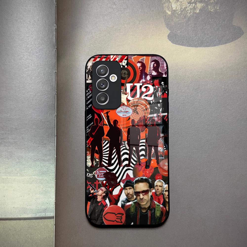 Rock And Roll U-U2 Band Phone Case Glass For Samsung Galaxy S26 S23 S25 S24 S21 S22 S20 Ultra Fe Plus A34 A15 A14 Cover