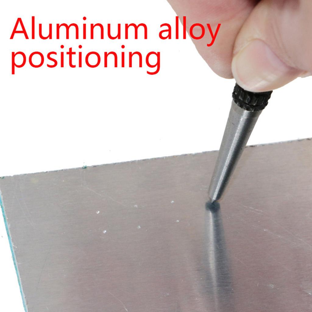 3Pcs High Hardness Sample Center Punch Non-slip Center Punch Set Cylindrical Center Punch for Machinists and Carpenters