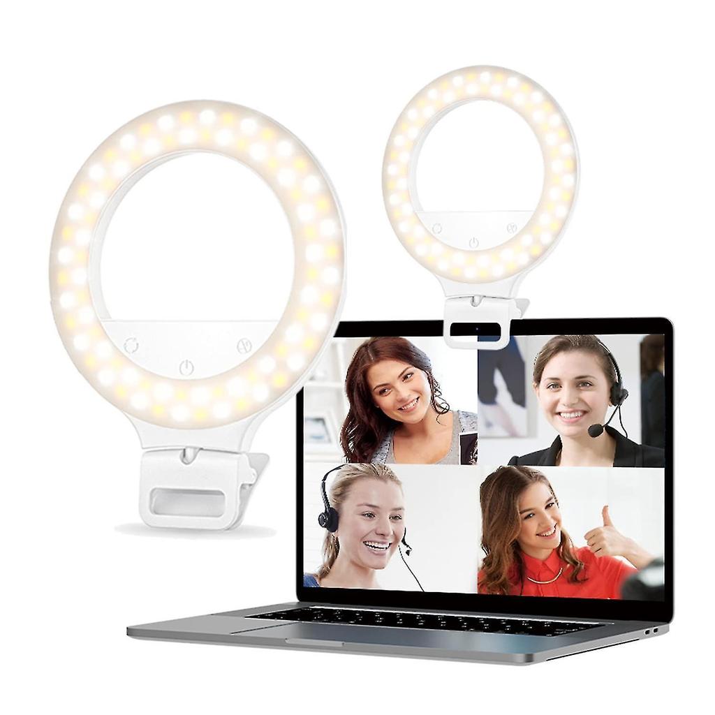 Video Conferencing Lighting Kits, Ring Lights For Monitoring Clips, Remote Work, Learning, Zoom, Call Lighting, Self-cast And Broadcast,