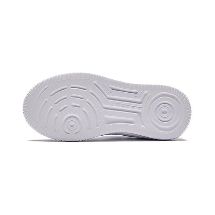 Anta Kids Retro Casual Versatile Non-Slip Wear-Resistant Low-Top Kids Skate Shoes Kids Sneakers White A332419910H-5