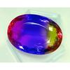 Fabulous Natural Tourmaline Bi-Color 79-80 Ct Oval Cut Certified Loose Gemstone