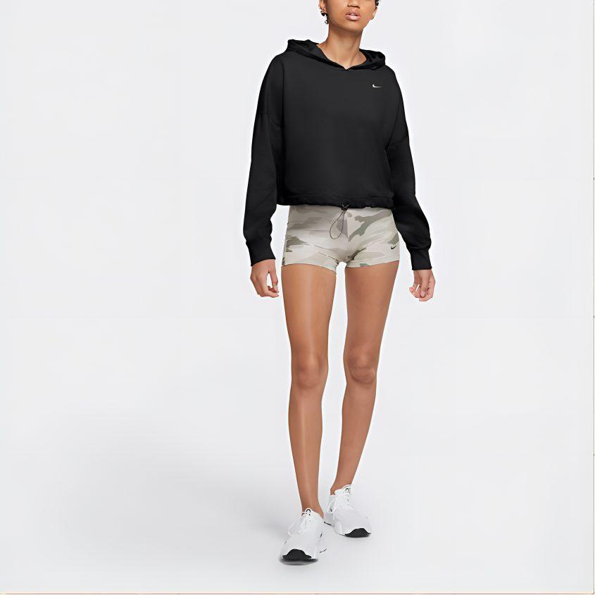 Nike Sweatshirts Women's Black Hooded Moderate Regular CU5052-010
