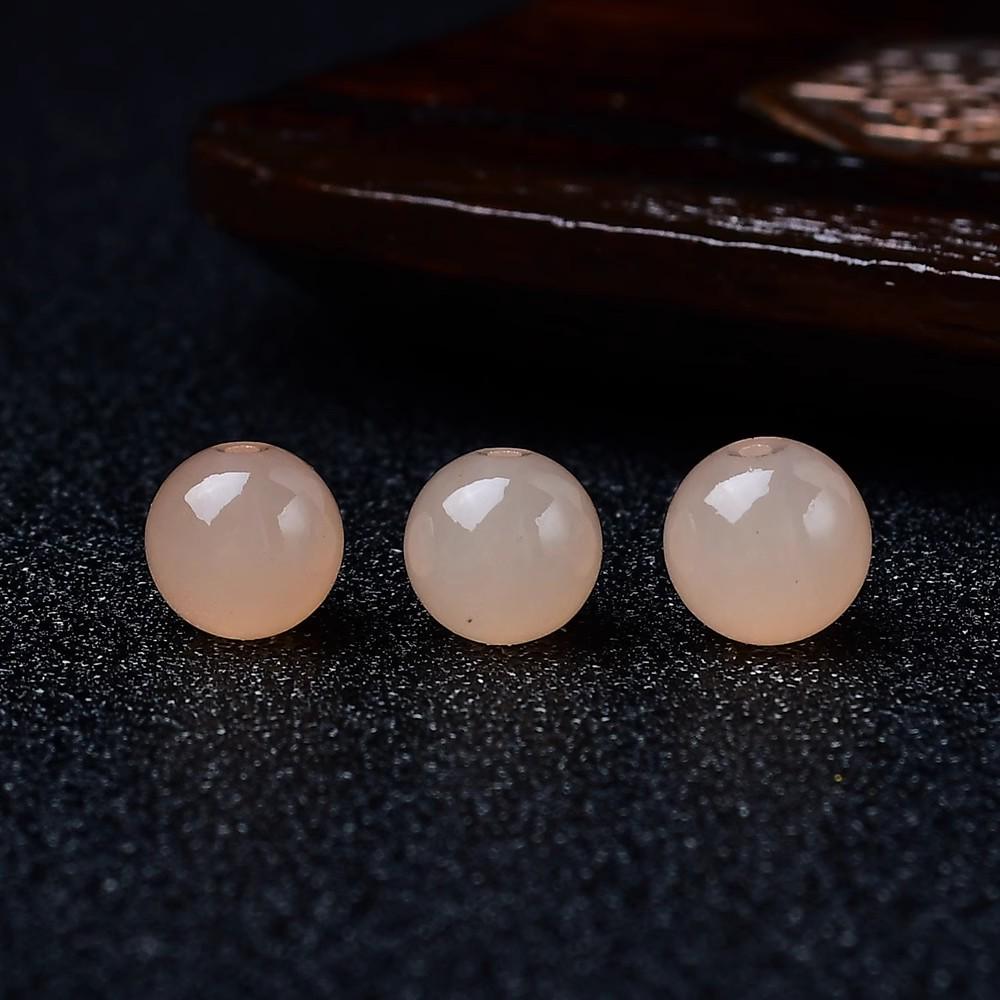 Hetian Chalcedony Lotus Root Jade Beads - DIY Handmade Bracelet & Necklace Material