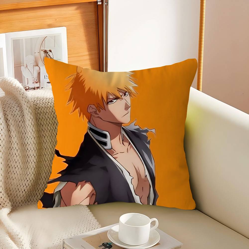 Kurosaki Ichigo Pillow Gift Home Office Decoration Pillow Bedroom Sofa Car Cushion CoverPillow Case