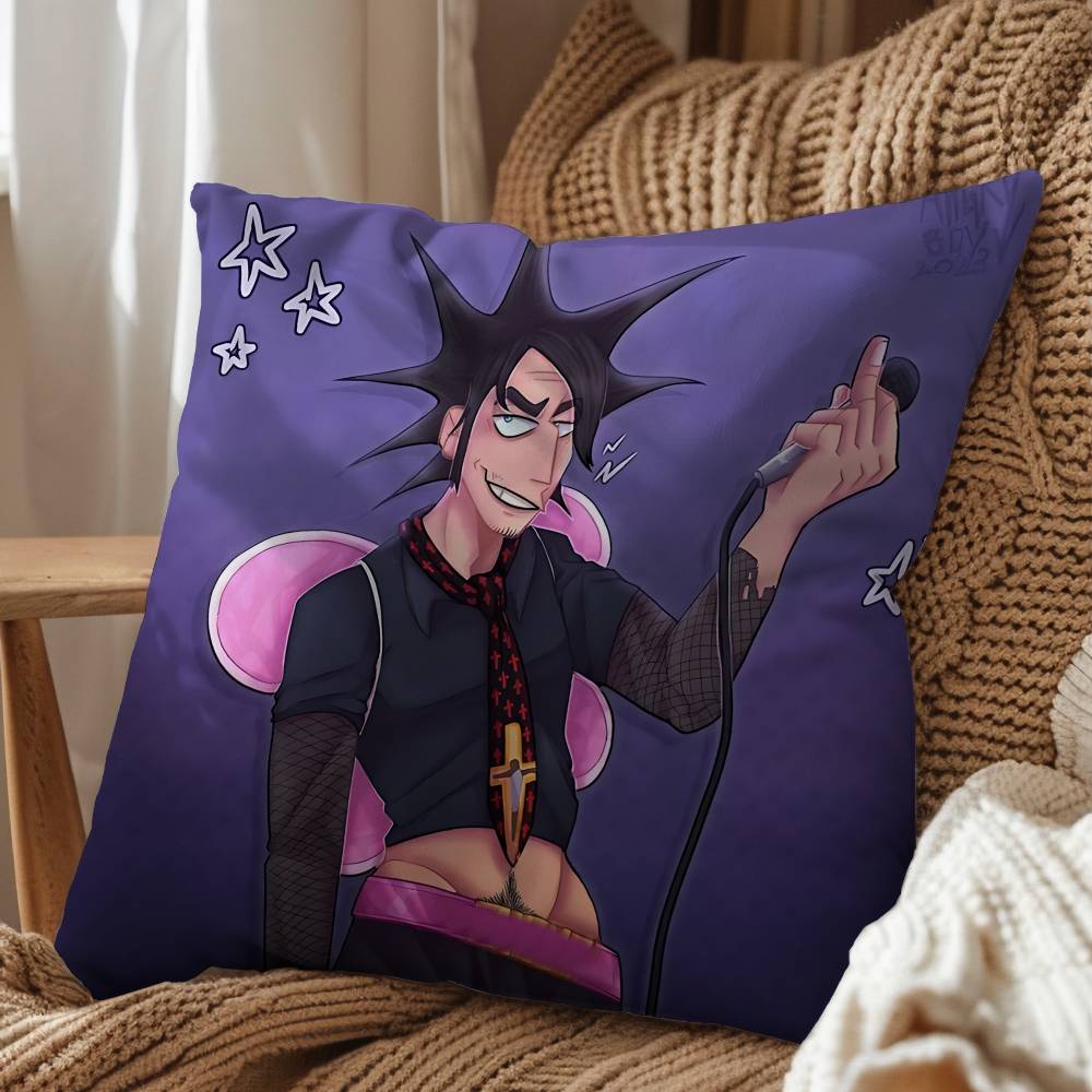 Powerful Rock MSI JJimmy Urine Pillow Case Office Cushions Suitable For Sofa Car Bedroom Decorative Cushion Cover