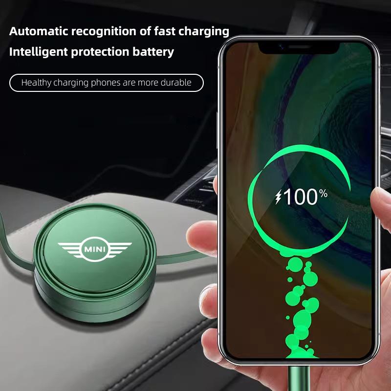 3 In 1 Retractable Data Cable Car Interior Phone Charging Wire Accessories For BMW Mini Works Cooper F54 F55 F56 F57 F60 R50 R52