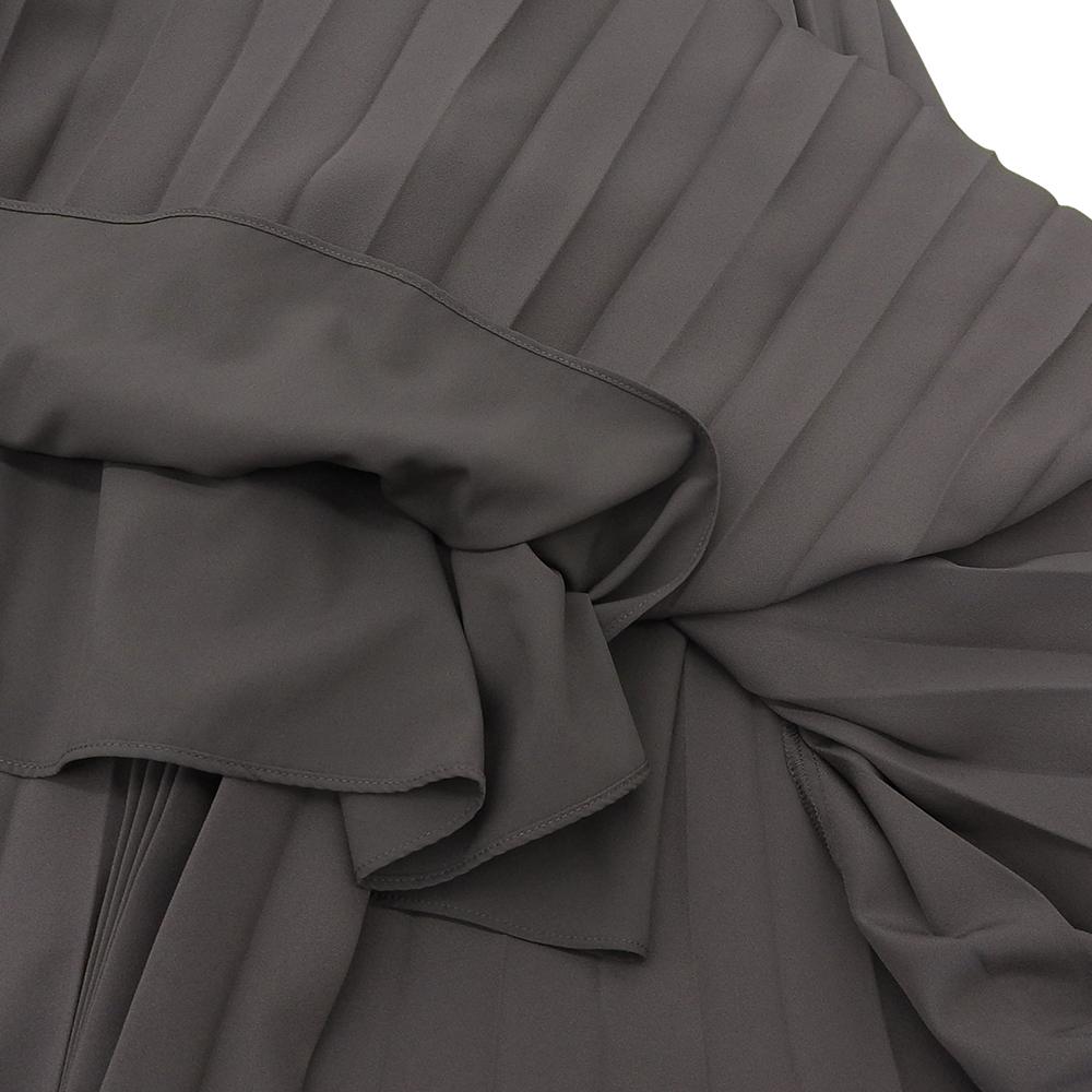 Theory Luxe Excellent Condition Refined Pleats Pilil Skirt, Women's, Gray, Size 36, Made In 1924 Skirt 36 grayUsed