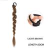 Synthetic Cool Girl Attachment For Braids Elastic Band Kanekalon Hair Extension Ponytail For Women Boxing Braid Hair Ponytail