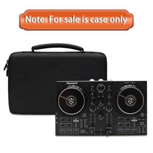 LTGEM DJ Mixer Case for Numark Party Mix II or Hercules DJControl Mix Ultra DJ Controllers, Internal Dimensions: 13.5 X 8.3 X 1.2 Inches (Case Only)