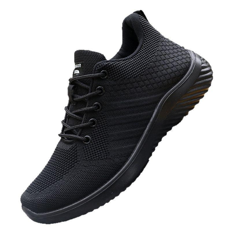 Pánské prodyšné tenisky Flyknit Mesh - Jarní ležérní polyuretanové boty