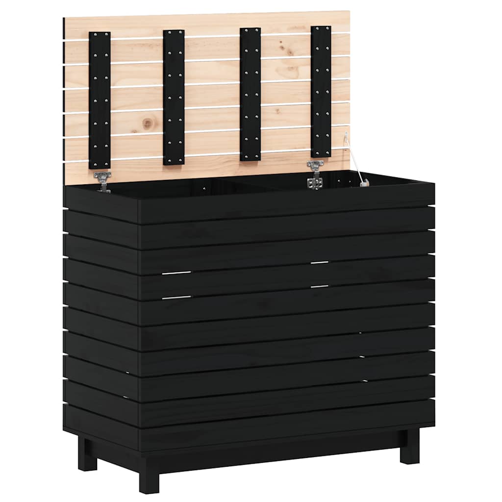 Vidaxl Kosz Na Pranie, 88,5X44X76 Cm, Lite Drewno Sosnowe