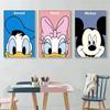 Minimalist Style Donald Duck Daisy Mickey 5D Diamond Painting Full of Diamonds DIY Handmade Diamond Painting Cartoon Decoration Painting Kit