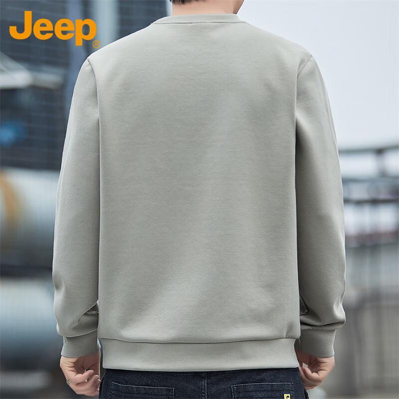 JEEP Men's Crew Neck Long Sleeve Sweatshirt