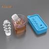 Ice Cube Mold Silicone Ice Cooler Tray for Whiskey Cocktails Easy Fill Release Ice Maker Funny Ice Dish for Party Atmosphere