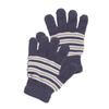 Kids Striped Pattern Gloves Full Finger Warm Mittens Stretchable Windproof Mittens for Kids Cycling Skiing Supplies