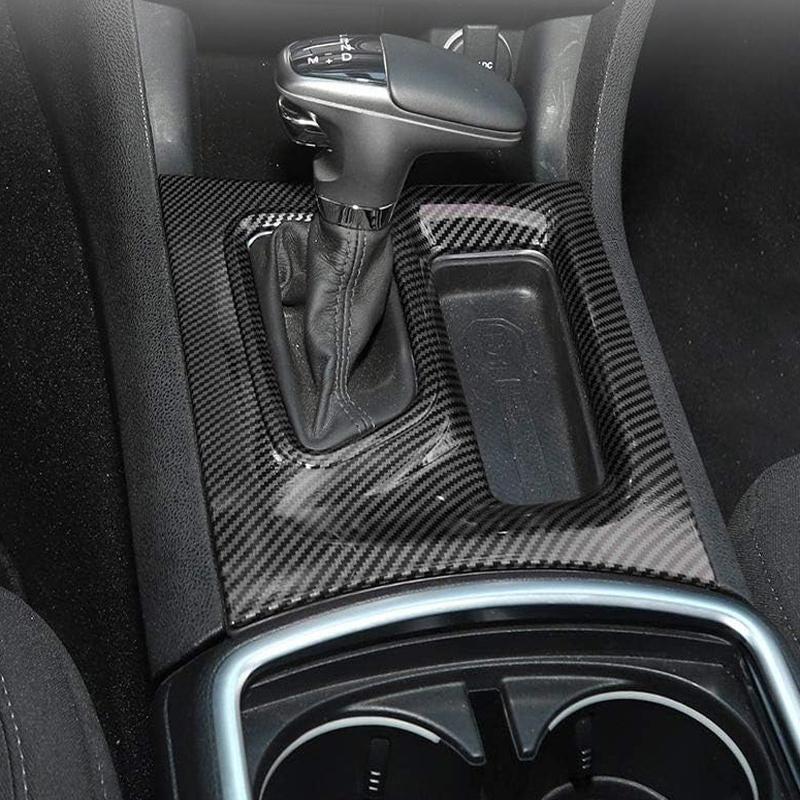 For Dodge Charger 2016- ABS Carbon Fiber Central Control Gear Shift BOX Panel Decorative Trim Sticker Interior Accessories