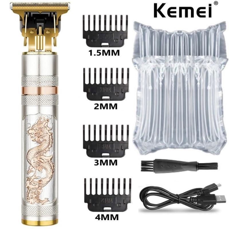 Kemei 762 metal hair trimmer for men professional beard hair clipper electric hair cutting machine rechargeable