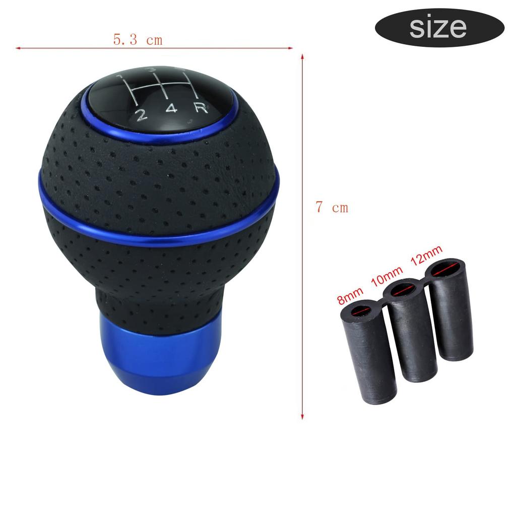 Bashineng 5-Gang Schaltknauf Schalthebelknauf PU Schalthebel Automatik und