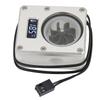 PC Water Cooling Meter 12V Small 3pin Interface G1 4 Thread Durable Acrylic Rustproof Computer Flow Meter for PC