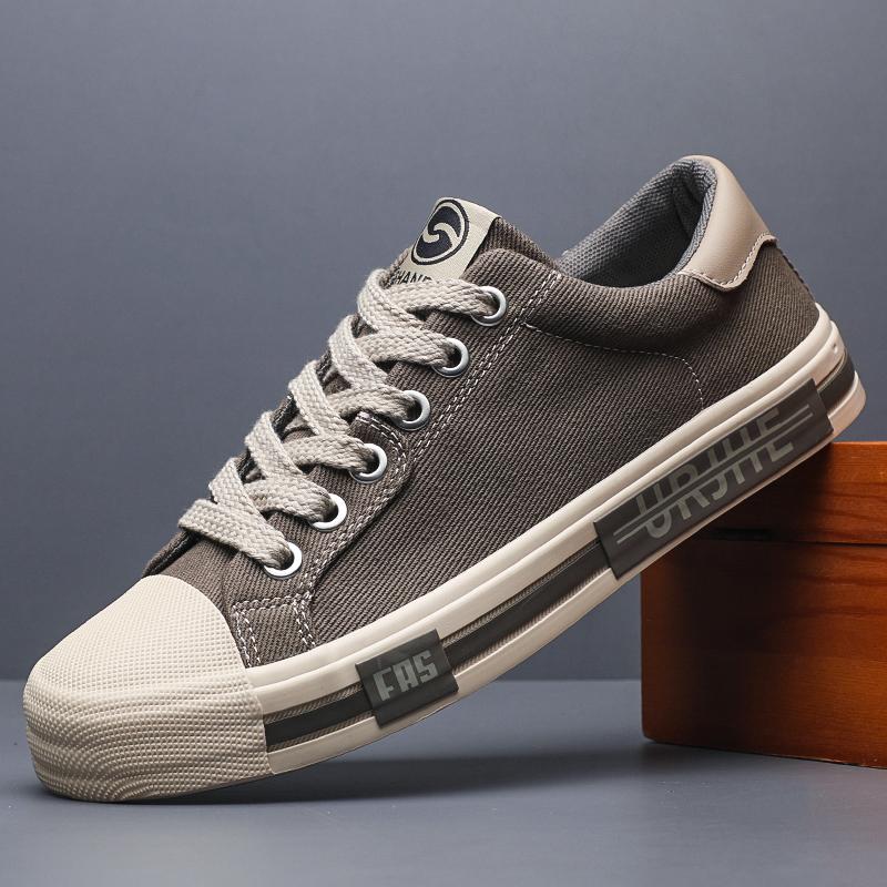 Fashion 2025 New Trendy Men's Casual Sports Canvas Shoes Korean Edition Fashion Board Shoes Canvas Shoes Commuter Shoes Denim SS25848