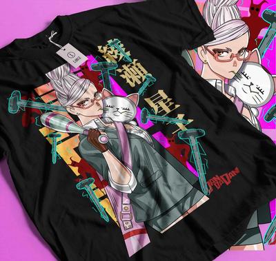 Anime Seiko Ayase Dandadan Black T Shirt S - 5XL V2 Unisex T-Shirt
