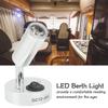 RV Bedside Reading Light Rotatable Wall Mount LED Spot Reading Light 3W with   for Boat