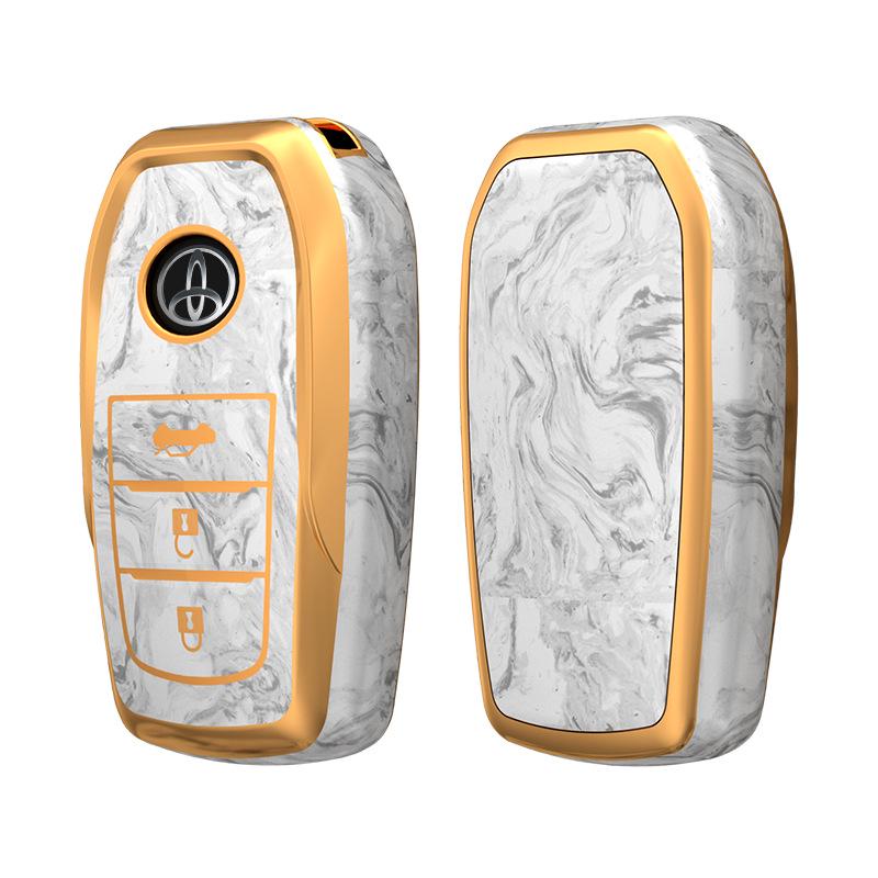 

Чехол для ключа автомобиля Toyota для RAV4, Camry, Corolla, Levin, Highlander, Prado, Crown - Полная защита