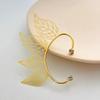 Mori Style Retro Leaf Wing Ear Cuff - No Piercing Required, Elf Fairy Design