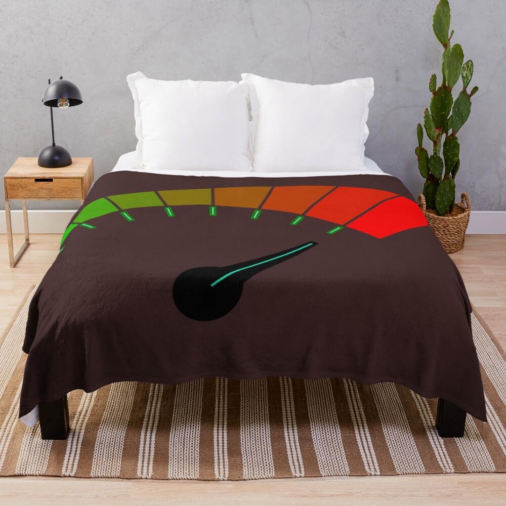 Gauge Icon Throw Blanket