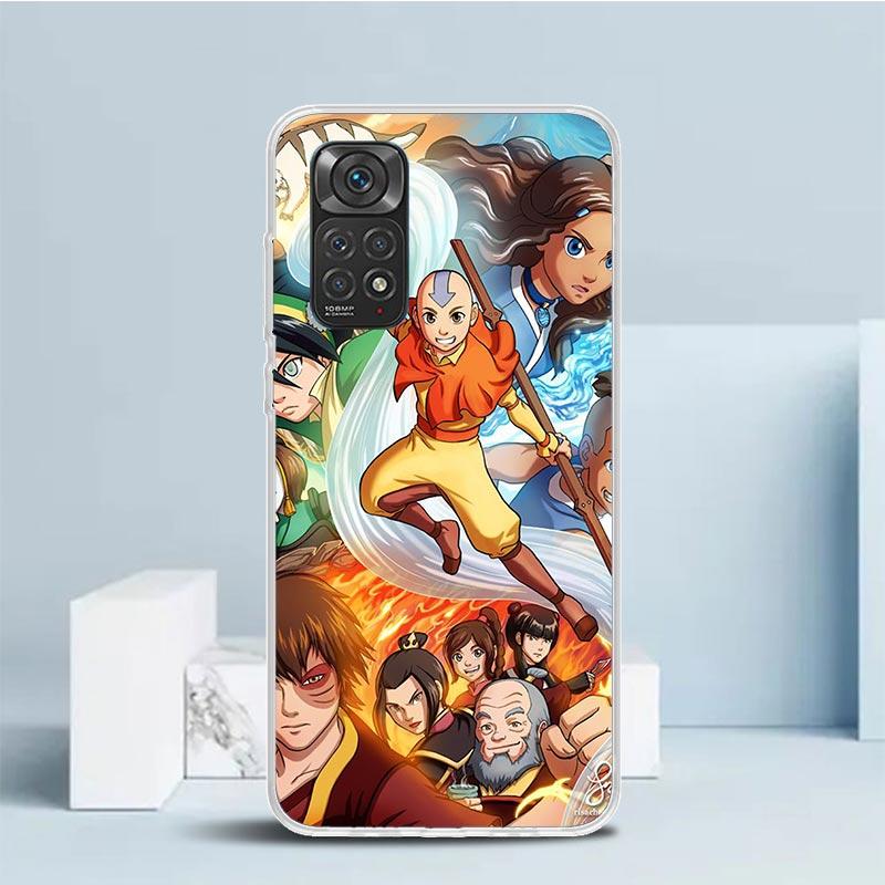 Anime Avatar The Last Airbender Phone Case For Xiaomi Redmi Note 15 14 14S 13 12S 12 Pro Plus 11S 11 11T 11E 10S 10 + Soft TPU B