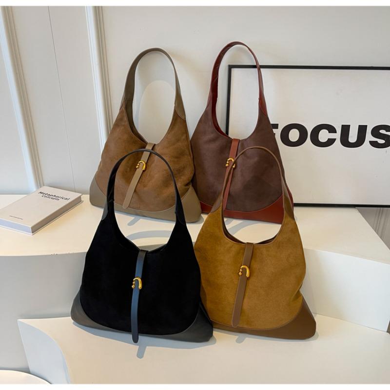 Large Capacity Retro Bag for Women  Single Shoulder Crossbody Work Casual Bag  New  Autumn and Winter