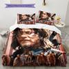 Povlečení s motivem The Walking Dead Domácí dekorace Narozeninový dárek (1 * povlak na peřinu + 2 * povlak na polštář, bez jádra)