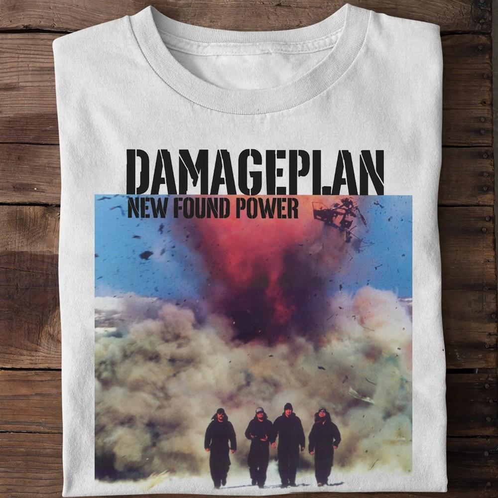 Vtg New Found Power Damageplan Band White S5XL Shirt ZL189 XXL