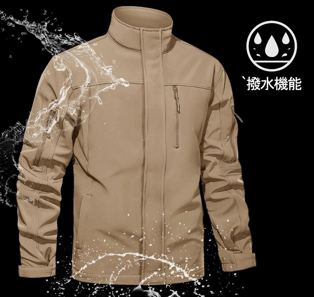 Windproof Military Climbing 2XL [TACVASEN] Men's Coat, Wear, Ventilation, Jacket, Warm, Wear, Military, Stylish, Outdoor, Khaki,