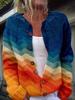 2026 Foreign Trade New 3D Digital Printing Cardigan Knitted Jacket Women's Clothing Early Spring and Autumn Factory Wholesale