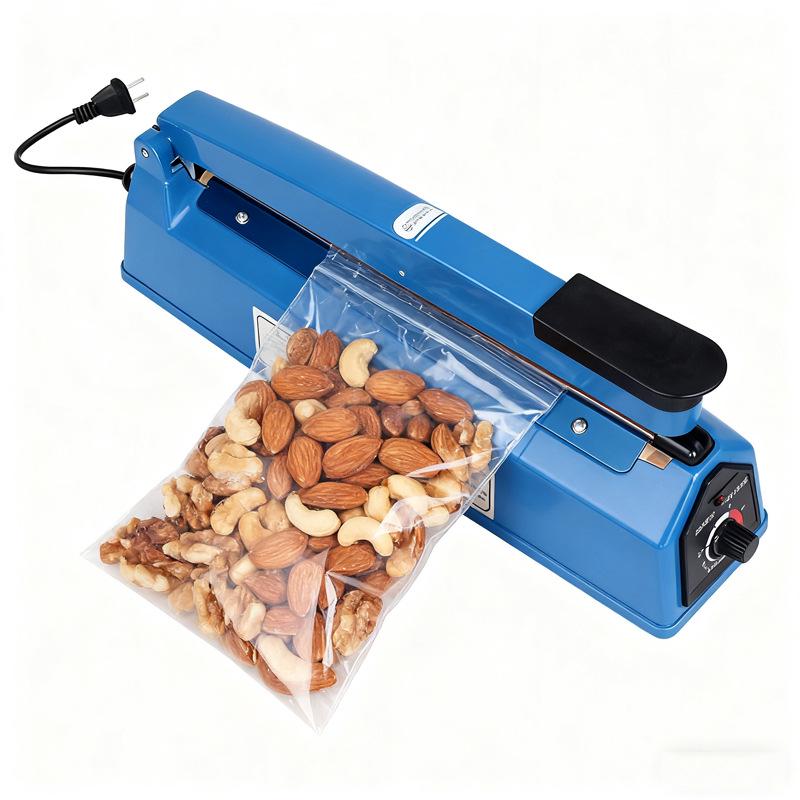 Compact Hand-Operated Heat Sealer for Plastic and Tea Bags