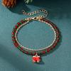European and American Christmas Bell Bracelet Set - High-end Gift Box Edition