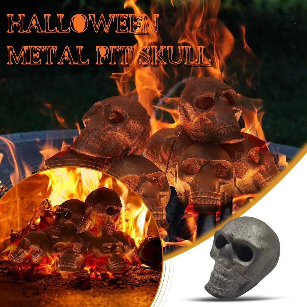 Halloween Kovový kráterový vařič Grilovací párty dekorace Simulační rekvizity Hororová ozdoba