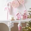 Multicolor Christmas Decorations Foam Ice Cream Christmas Tree Embellishment Festival Cartoon Candy House Hanging Pendants