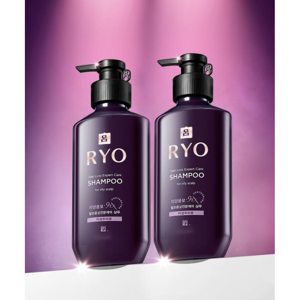 Ryo 9ex Hair Loss Care Shampoo Oily Scalp 400ml 2pack none