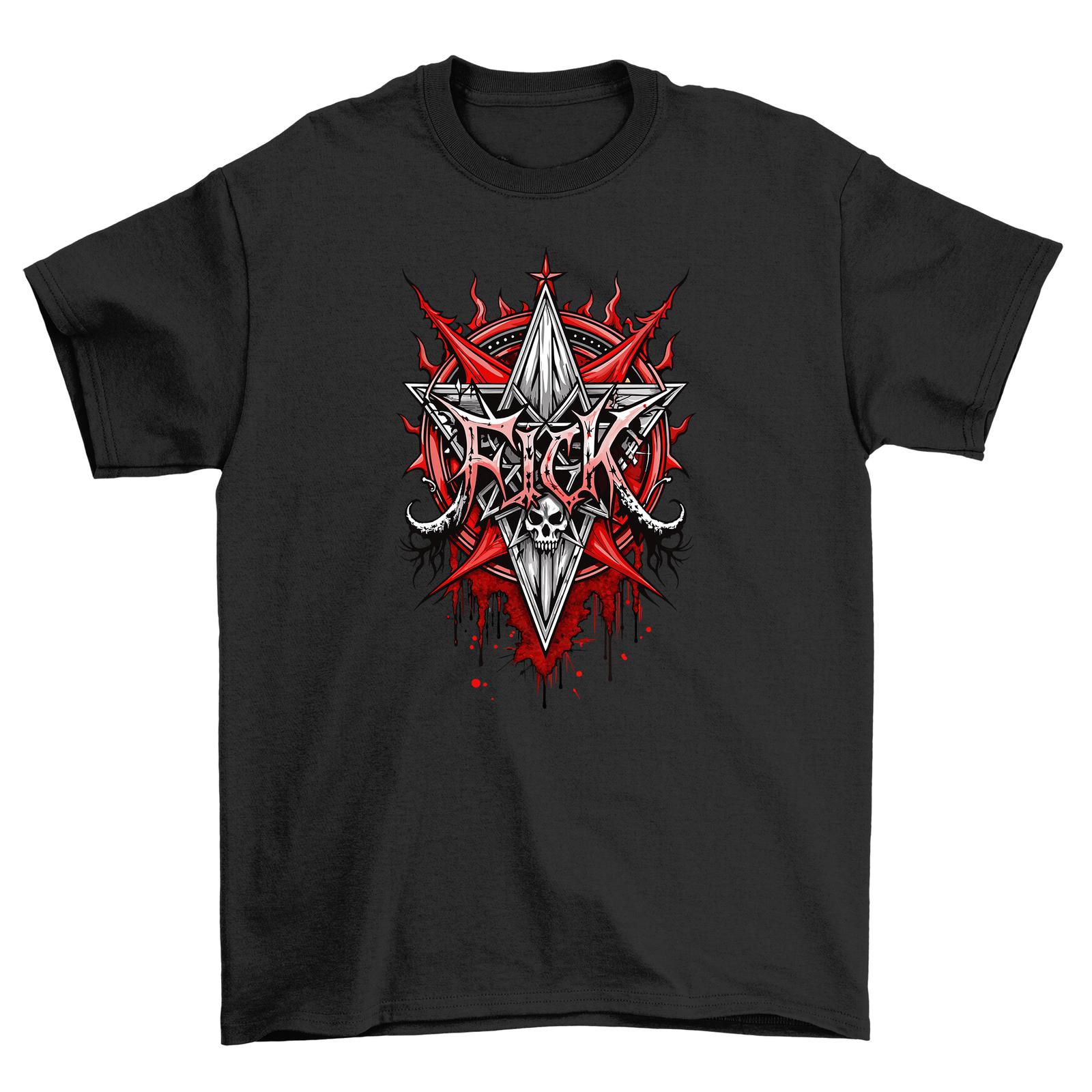 

Gothic_25 Skull and Crossbones T-Shirt Mens Womens Tees Top - Funny and Spooky! Unisex Printed Design, L