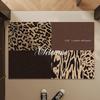 Vintage Animal Print Patchwork Carpet Leopard Zebra Pattern Rug Welcome Mat Door Mat for Entryway Home Decoration Luxury Style