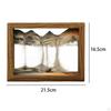 Art Picture Home Decor Decoration Liquid Hourglass Ornament Sandscapes Crafts Flowing Sand Painting
