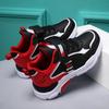 Boys Running Sports Shoes Girls Elastic Casual Sneakers PU Leather Jogging Shoes for Kids Outdoor Sneakers
