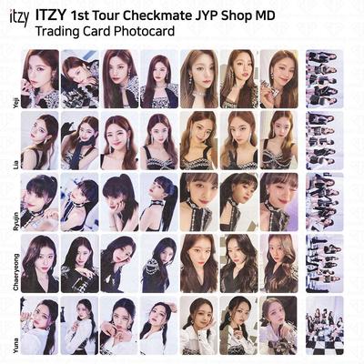 1st Tour Checkmate Official MD Trading Card Photocard JYP SHOP KPOP K-POP
