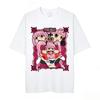 2026 Summer Perona Retro Cosplay Tshirt Unisexs Oversize Casual Cotton Printed Shortsleeved Unisex Childrens Sports Shirt