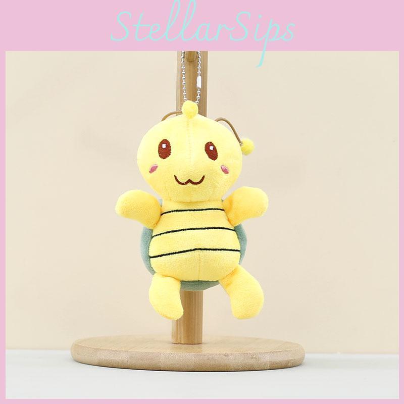 Cartoon Turtle Cute Plush Keychain Soft Short Hair Bag Charm Toy Collection