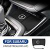 For Subaru Crosstrek 2024- 2026 Car Wireless Charger Pad Fast Charging Center Console Organizer Interior Modification Accessorie.