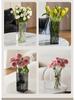 Transparent Acrylic Square Vase, Drop-Proof, for Flower Arrangements, Lucky Bamboo, and Elegant Decor in the Living Room