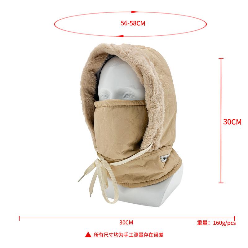 Spot winter windproof ear caps, men's and women's scarves, integrated fleece thick outdoor cycling masks, warm hats